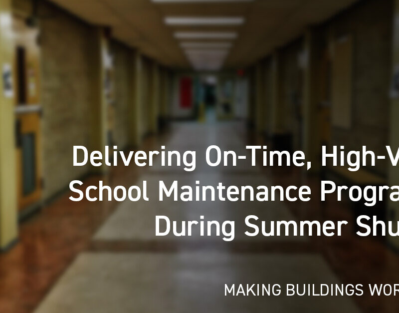 DMA Group School Maintenance Summer Shutdown